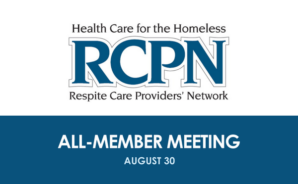 RCPN All-Member Meeting Aug. 30